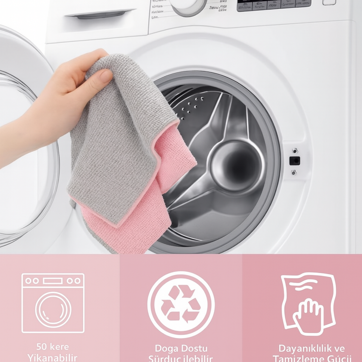 Snowly CleanX™ Rulo Mikrofiber Havlu