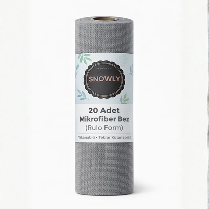 Snowly CleanX™ Rulo Mikrofiber Havlu