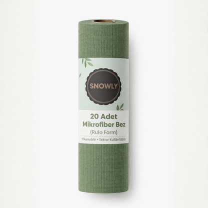 Snowly CleanX™ Rulo Mikrofiber Havlu