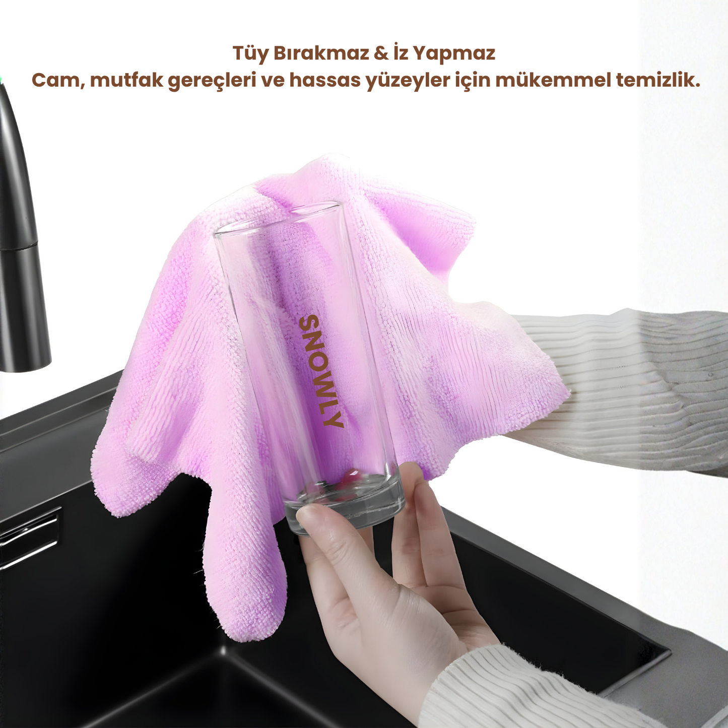 Snowly CleanX™ Rulo Mikrofiber Havlu